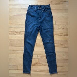 Classic Blue Women's High Rise Jeans